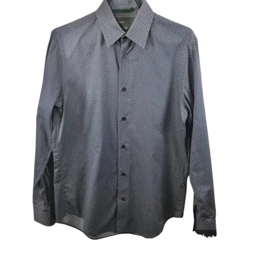 Vince blue plaid button-up shirt size US S